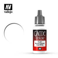 VALLEJO 72.001 GAME COLOR DEAD WHITE ACRYLIC PAINT 17ML