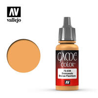 VALLEJO 72.036 GAME COLOR BRONZE BROWN ACRYLIC PAINT 17ML