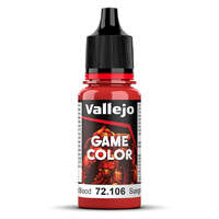 VALLEJO 72.106 GAME COLOR SCARLETT BLOOD ACRYLIC PAINT