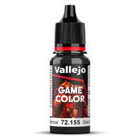 VALLEJO 72.155 GAME COLOR CHARCOAL ACRYLIC PAINT 17ML