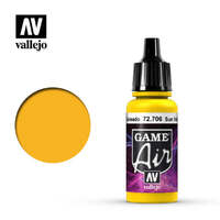 VALLEJO 72706 GAME AIR SUN YELLOW ACRYLIC AIRBRUSH PAINT 17ML