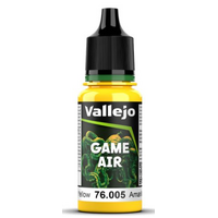 VALLEJO GAME AIR 76.005 MOON YELLOW  (9) ACRYLIC AIRBRUSH PAINT 18ML