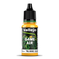 VALLEJO GAME AIR 76.006 SUN YELLOW (10) ACRYLIC AIRBRUSH PAINT 17ML