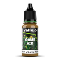 VALLEJO GAME AIR 76.040 LEATHER BROWN (42) ACRYLIC AIRBRUSH PAINT 17ML