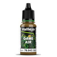 VALLEJO  GAME AIR 76.043 BEASTY BROWN (43) ACRYLIC AIRBRUSH PAINT 17ML