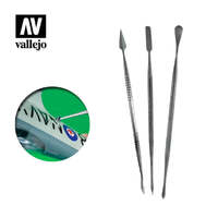 VALLEJO T02002 TOOLS SET OF THREE STAINLESS STEEL CARVERS