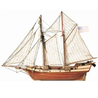 OCCRE 12500 ALBATROS SCHOONER 1/100 SCALE WOOD AND METAL MODEL KIT