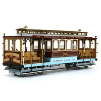 OCCRE 53007 SAN FRANSISCO CABLE CAR TRAM 1/24 SCALE WOOD AND METAL MODEL KIT