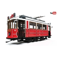 OCCRE 53010 ISTANBUL CABLE CAR TRAM 1/24 SCALE WOOD AND METAL MODEL KIT