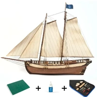 OCCRE 12007 POLARIS STARTER PACK 1/50 SCALE WOOD AND METAL MODEL KIT SAIL BOAT