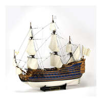 ARTESANIA 22904 SOLEIL ROYAL 1669 VAISSEAU-AMIRAL DE LOUIS XIV FLAGSHIP WITH BONUS STAND AND METAL FIGURES 1:72 SCALE WOODEN AND METAL BOAT TOP QUALIT