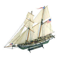 ARTESANIA 22416 HARVEY AMERICAN SCHOONER WITH BONUS STAND 1:60 SCALE WOODEN BOAT KIT