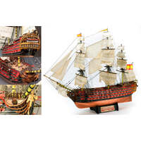 ARTESANIA 22901 SANTISIMA TRINIDAD AT TRAFALGAR 1805 1/84 SCALE WOODEN SHIP MODEL KIT