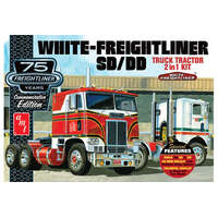 AMT 1046 WHITE FREIGHTLINER 2-IN-1 SC/DD CABOVER TRACTOR (75TH ANNIVERSARY) 1/25 PLASTIC MODEL KIT TRUCK