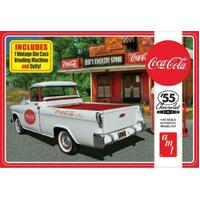 AMT 1094 1955 CHEVY CAMEO PICKUP COCA COLA 1:25 PLASTIC MODEL CAR KIT