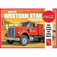 AMT 1160 WHITE WESTERN STAR COCA COLA TRUCK 1/25 PLASTIC MODEL KIT TRUCK