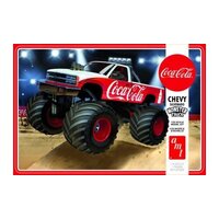 AMT 1184M 1988 CHEVY SILVERADO MONSTER TRUCK (COCA-COLA) 1/25 SCALE PLASTIC MODEL KIT