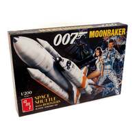 AMT 1208/06 007 JAMES BOND MOONRAKER SPACE SHUTTLE WITH BOOSTERS 1/200 SCALE PLASTIC MODEL KIT