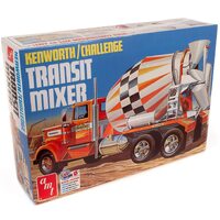 AMT 1215/06 KENWORTH / CHALLENGE TRANSIT CEMENT MIXER 1/25 SCALE PLASTIC MODEL KIT