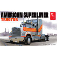 AMT 1235 AMERICAN SUPERLINER 1/24 PLASTIC MODEL KIT TRUCK