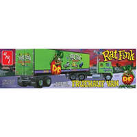 AMT 1292 FRUEHAUF BEADED VAN RAT FINK ED ROTH TRAILER ONLY 1/25 PLASTIC MODEL KIT TRUCK TRAILER