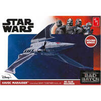 AMT 1348/12 STAR WARS THE BAD BATCH HAVOC MARAUDER NO GLUE REQUIRED 1/144 SCALE PLASTIC MODEL KIT SPACESHIP