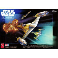 AMT 1376 1/48 STAR WARS THE PHANTOM MENACE N-1 NABOO STARFIGHTER SNAP IT PLASTIC MODEL KIT