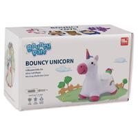 BOUNCY PALS ULTRA SOFT PLUSH RIDE ON - BOUNCY UNICORN