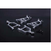 ROVAN 85113 BAJA 5B FRONT ARM SET SILVER CNC