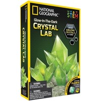 NATIONAL GEOGRAPHIC STEM GLOW IN HE DARK CRYSTAL LAB GREEN SCIENCE KIT