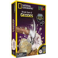 NATIONAL GEOGRAPHIC STEM BREAK OPEN 2 GEODES SCIENCE KIT