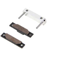 ROVAN 85201 CNC BRAKE HOLDER AND PAD SET BAJA 5B - SILVER