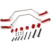 ROVAN 85452 CNC ALLOY SWAY BAR SET COMPLETE BAJA 5B - RED