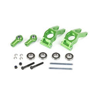 ROVAN 854593 V2 CNC REAR HUB CARRIERS ZERO DEGREE SUITS BAJA 5B - GREEN