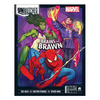 UNMATCHED MARVEL BRAINS AND BRAWN - SHE HULK VS DOCTOR STRANGE VS SPIDER MAN BOARD GAME