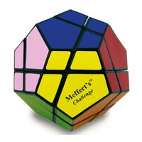 MEFFERTS SKEWB ULTIMATE TWELVE SIDED MULTI COLOURED PUZZLE CUBE