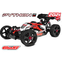 TEAM CORALLY C-00182 2021 VERSION PYTHON XP 6S 1/8 SCALE BUGGY ELECTRIC BRUSHLESS RTR - BATTERIES AND CHARGER NOT INCLUDED