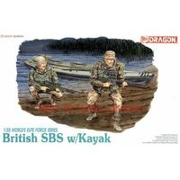 DRAGON 3023 1/35 BRITISH SBS WITH KAYAK PLASTIC MODEL KIT