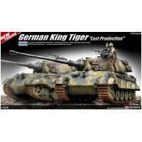 ACADEMY 13229 GERMAN KING TIGER LAST PRODUCTION 1:35 PLASTIC MODEL KIT