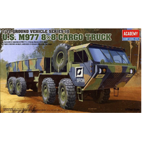 ACADEMY 13412 US M977 8x8 OSHKOSH CARGO TRUCK GROUND VEHICLE SERIES 10  1:72 PLASTIC MODEL KIT