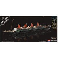 ACADEMY 14220 RMS TITANIC SHIP 1/700 SCALE PLASTIC MODEL KIT WITH LED LIGHT SET