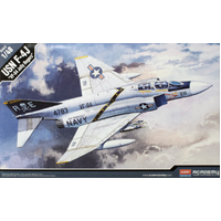 ACADEMY 12305 1/48 F-4J "VF-84 JOLLY ROGERS" PHANTOM II PLASTIC MODEL KIT