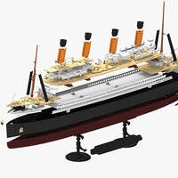 ACADEMY 14217 MCP R.M.S TITANIC 1:1000 MODEL KIT