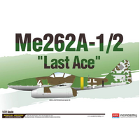 ACADEMY 12542 ME262A-1/2 LAST ACE MODEL AIRCRAFT 1/72