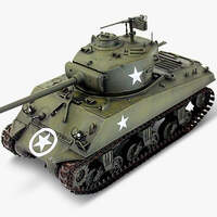 ACADEMY 13500 M4A3 SHERMAN 76W BATTLE OF THE BULGE TANK 1/35 SCALE PLASTIC MODEL KIT