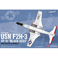 ACADEMY 12548 USN F2H-3 VF-41 BLACK ACES MODEL AIRCRAFT 1/72