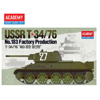 ACADEMY 13505 USSR T-34/76 1:35 PLASTIC MODEL KIT