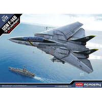 ACADEMY 12578 USN F-14B TOMCAT VF-103 JOLLY ROGERS FIGHTER 1/72 SCALE PLASTIC MODEL KIT