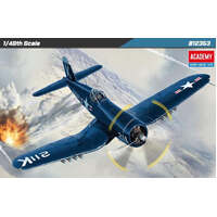 ACADEMY 12353 USN F4U-4 CORSAIR KOREAN WAR BATTLE OF JANGJIN RESERVOIR 1/48 SCALE PLASTIC MODEL KIT PLANE