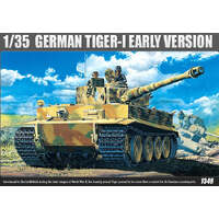 ACADEMY 13422 GERMAN TIGER-1 EARLY VERSION 1/72 SCALE PLASTIC MODEL KIT TANK